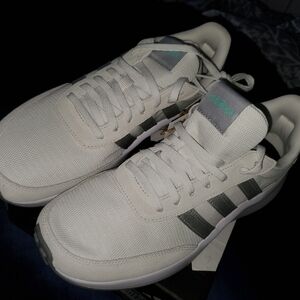 Adidas White and Gray Sneakers